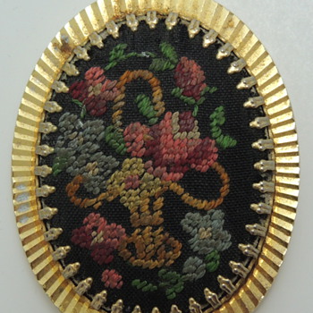 Floral Pendent Made in W. GERMANY