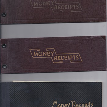 MONEY RECEIPTS, B OF A SAVINGS BOOKS - US Paper Money