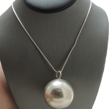 .800 Silver Bola Pendent - Fine Jewelry