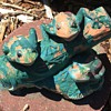 Frogs on a log