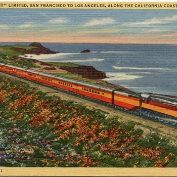 Two Vintage Railroad Postcards....