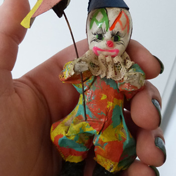 Vintage Paper Mache Clown