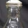 Vintage Original 1930's Duraglas Master MFG 1 Quart Glass Motor Oil Bottle With Zinc Spout