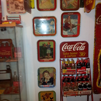 1938-1957 Coca-cola Serving Trays