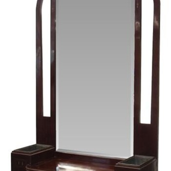 Mahogany & Gilt Brass Inlay Secessionist Style Grand Pier Mirror - Art Nouveau