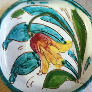 Italian pottery coasters
