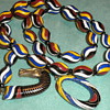 Horse clasp necklace enamel