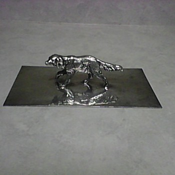 REED & BARTON HUNTING DOG - Animals