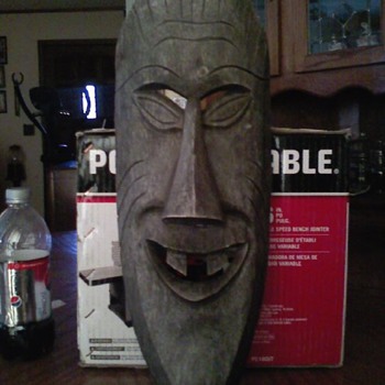 Goofy lookin Tiki Mask