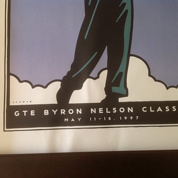 PGA Tournament GTE Byron Nelson Classic 1997 poster