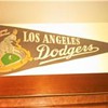 Vintage Chavez Ravine Los Angeles Dodgers Baseball Flag Pennant