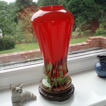 Czech Spatter Glass Vase? - Art Glass