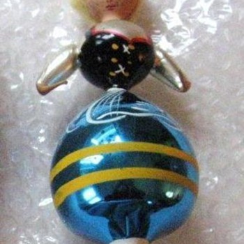 Adorable antique glass ornament