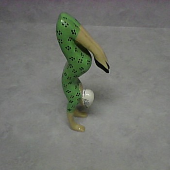 WOOD FOLK ART DOLL