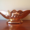 Gold Hull Magnolia Console Bowl