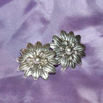 Mexican Sterling Silver Earrings - Fine Jewelry