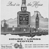 1954 House of Lords Scotch Advertisement
