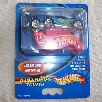 Hot Wheels Car And Pencil Sharpener 