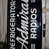 ADMIRAL Radios Refrigerators double-sided Neon Porcelain Enamel Sign