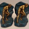 Crescent Metal Arts Art Deco "Struggle" Bookends, 1930