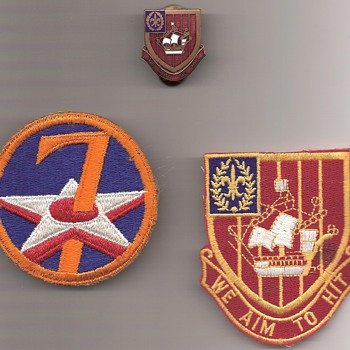 251st Air Defense Artillery and The 7th Air Force Shoulder Patch