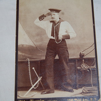 Great- grandpa playing dress-up 1890 - Photographs