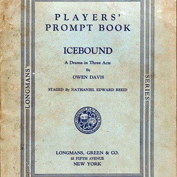 1924 - Theatrical Players' Prompt Book