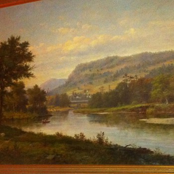 Very Large Oil Painting - unsigned