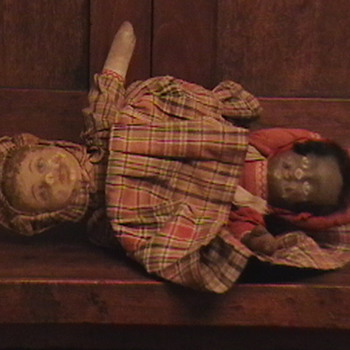 1870's Topsy Turvy Doll - Dolls