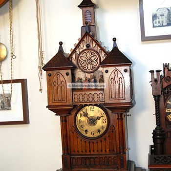 Black Forest Clock with Apostle Automata C. 1890