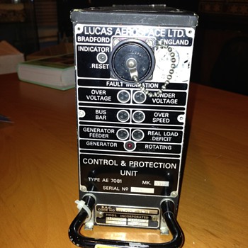 lucas aerospace control and protection unit maybe from a  Concorde