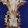 2 Porcelain Vases with Gilding and Costumed Figures