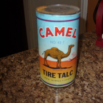 1946 camel tire talc - Advertising
