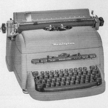 1953 - Remington "Execu-type" Typewriter Advertisements - Advertising