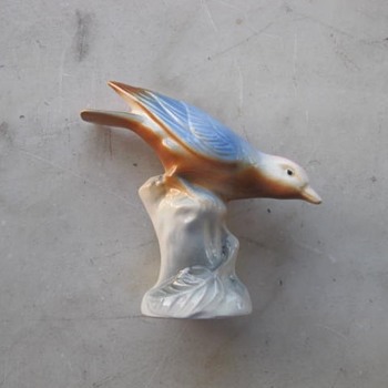 Cute Royal Copley mid-century bird figurine - Figurines