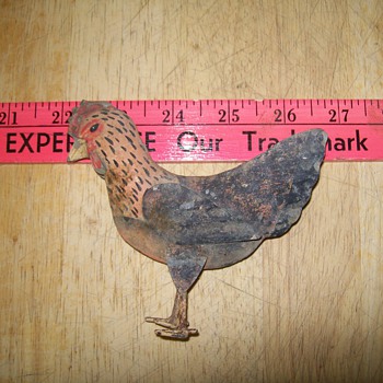 Old tin chicken? - Animals