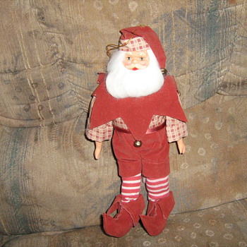 1954 11" Santa Christmas tree ornament - Christmas