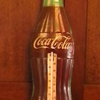 Original 1958 Coca-Cola Bottle Thermometer