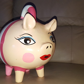 piggy bank funny looking - Animals