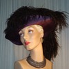 Spectacular Victorian Velvet Tricorn Hat