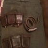  ww2 1943(M-43) trousers. Waffen SS issued Belt and Buckle.Issued SS Kar98 Pouches