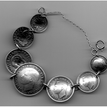 Australian WW II coin bracelets - World Coins