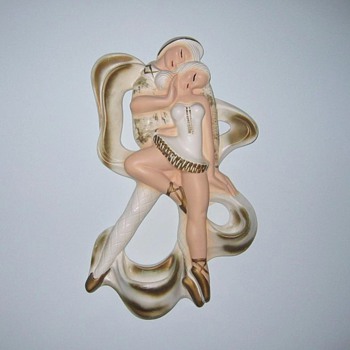 Chalkware ballerina couple