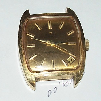 zenith watch automatic deluxe vintage x respirator gold