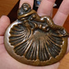 Brass (?) Mermaid Soap/Trinket Dish