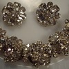Crystal Rhinestone Juliana Bracelet & Earrings.