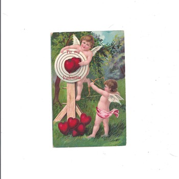 Angels Valentine postcards 1920's-1930's