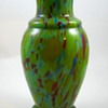 Czech Spatter Glass vase, ca. 1930s