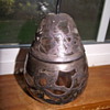 Sterling Overlay Pear-shaped Jam Pot