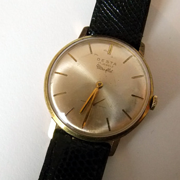 Desta Ultra Flat 17 Jewel wristwatch - Wristwatches